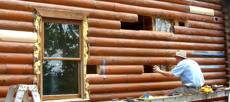 Log Home Repair Ross County, Ohio